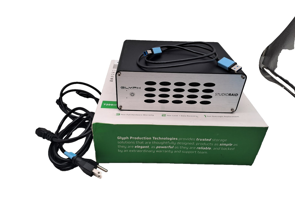 Glyph StudioRaid 4TB External HDD with Power adapter