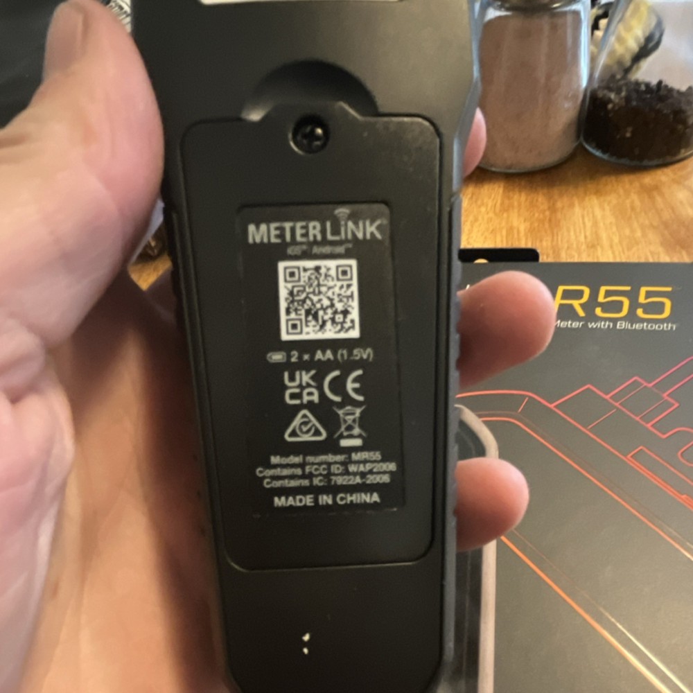 FLIR MR55 Pin Moisture Meter Bluetooth Hold Function Backlight Meter Link