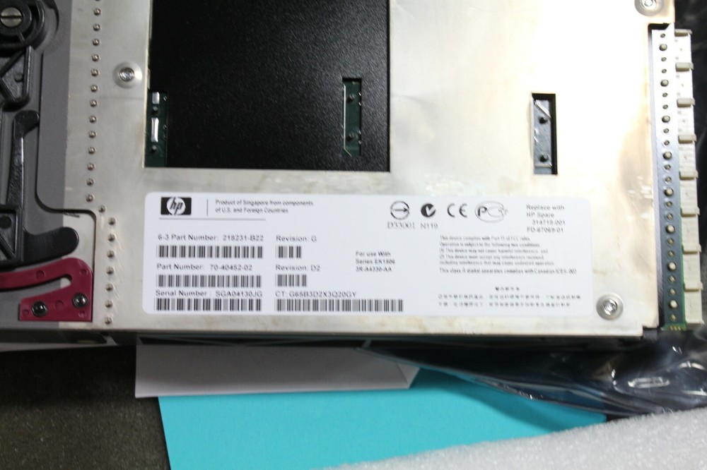 HP StorageWorks 1000 Modular Smart Array, 70-40452-12, 218231-B22 NEW