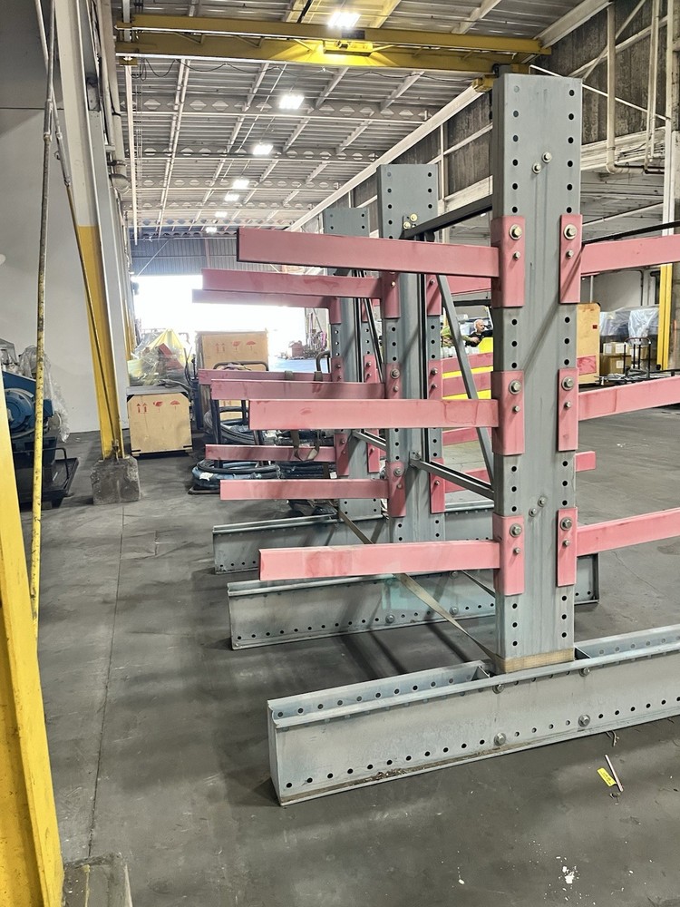 Double Sided Material Rack.