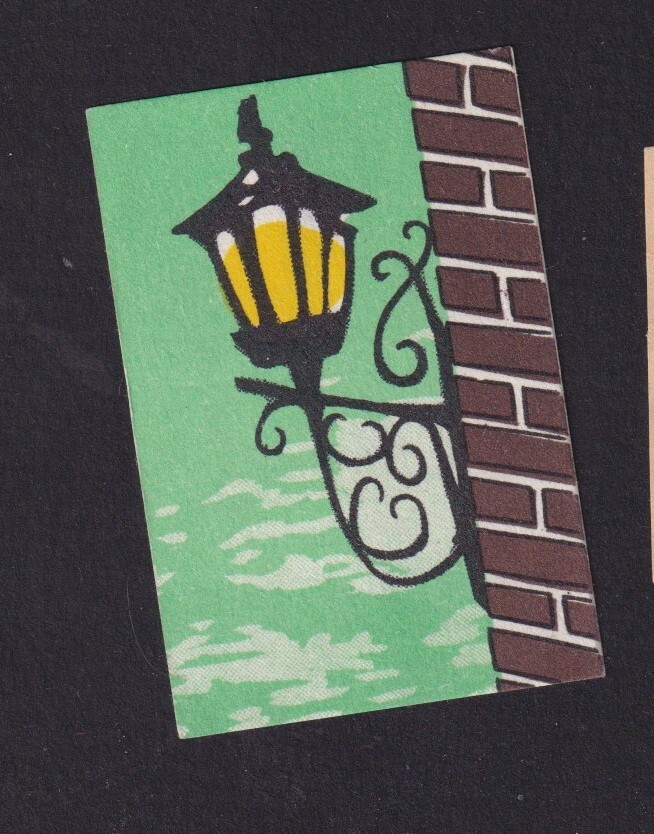 Old Matchbox  labels Japan BN53533 Lantern
