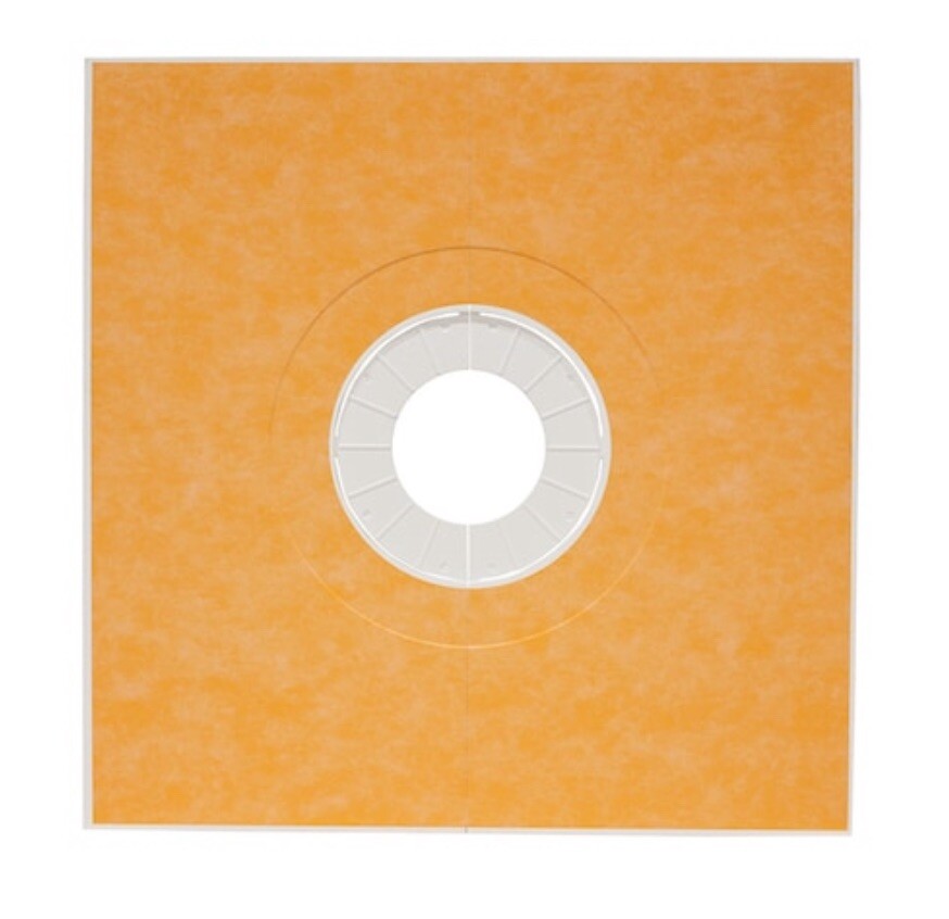 Schluter Kerdi 48" x 48" Thin Shower Tray Center Drain