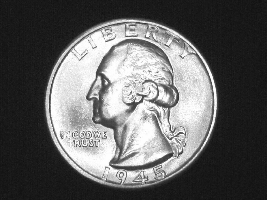 1945 Washington Quarter --- Very Choice Uncirculated