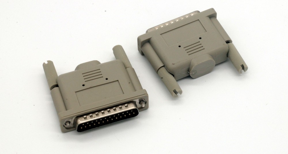 Parallel Loopback Tester Adapter Plug DB25-Male port jack Loop Back Testing