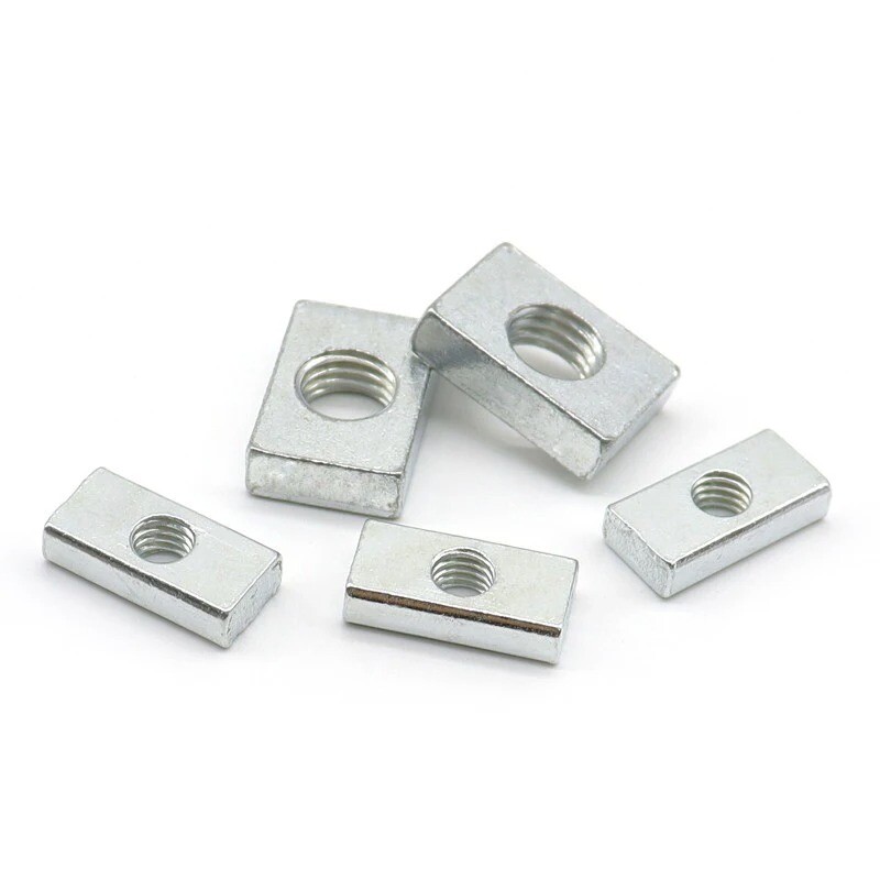 Rectangular Square Thin Nuts Slider Blocks M3 M4 M5 M6 M8 for Aluminum Accessory