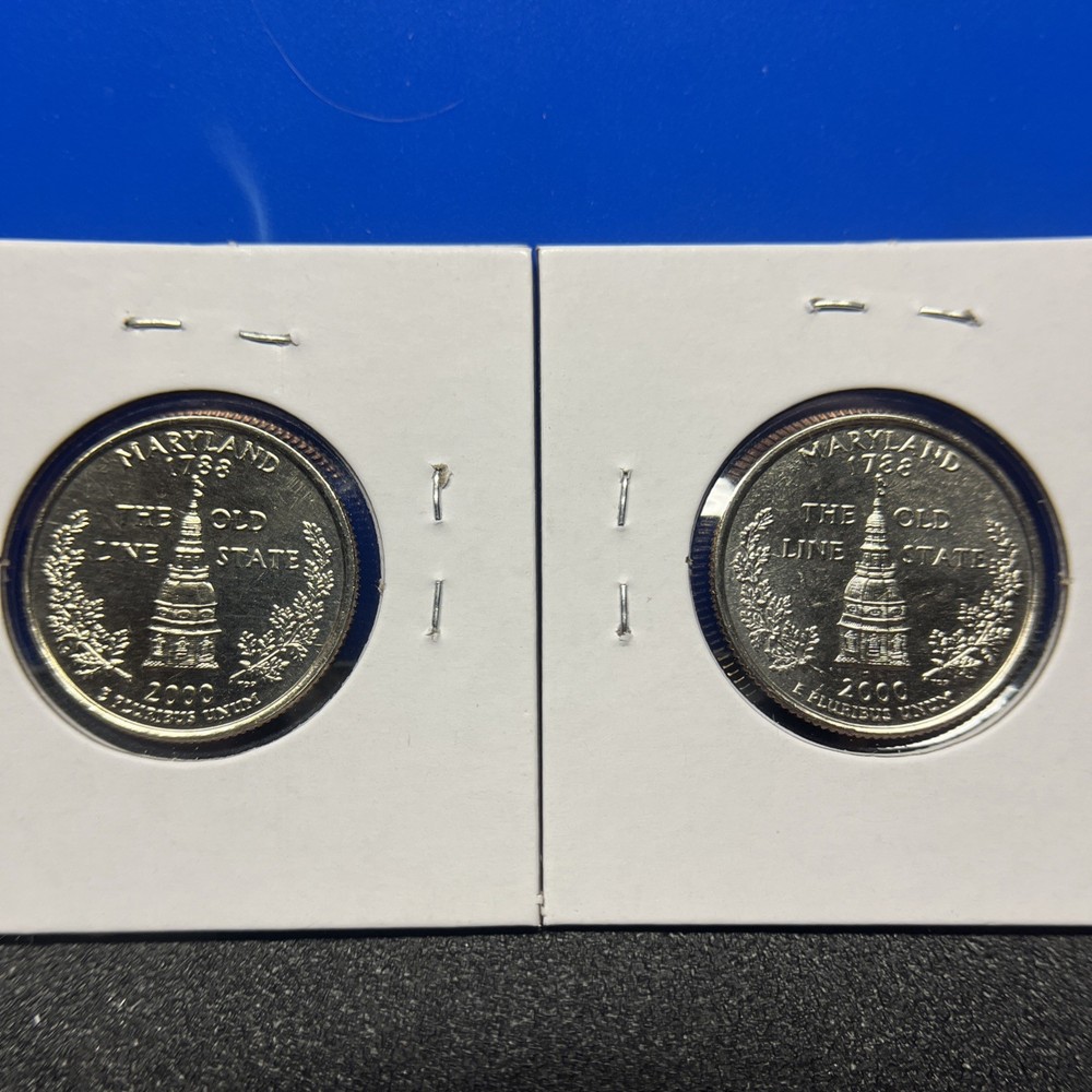 2000 P&D Washington Quarter State Set BU