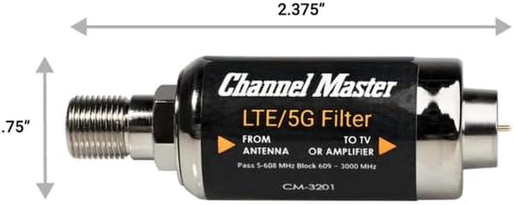 LTE/5G Filter – Reduces Pixelation & Signal Issues from LTE, 4G, 5G Interference
