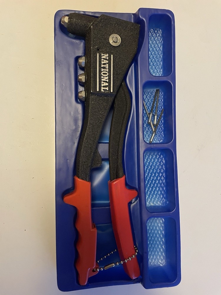 National Hand Riveter Tool Rivet Gun With Case