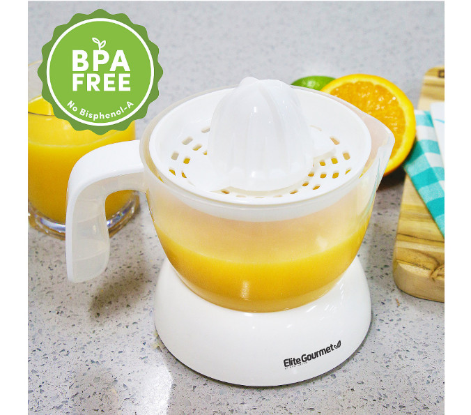 Electric Citrus Juicer for Oranges & Lemons, Easy Press, Pulp Control