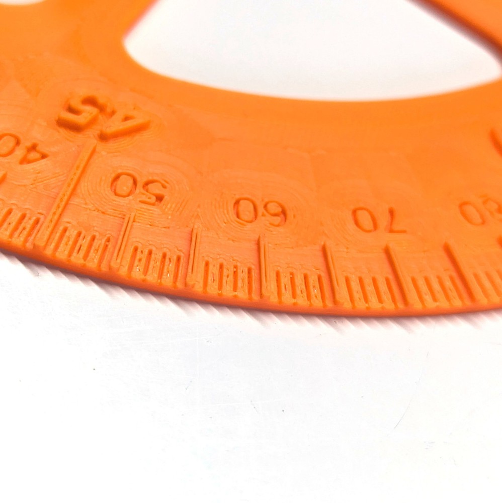 Engine Timing Degree Wheel 6.75" Diameter - Orange Plastic Starcycle SCP-TDG-OR