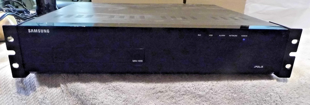 SAMSUNG SRN-1000 Network Video Recorder Working Pull With Hard Drive