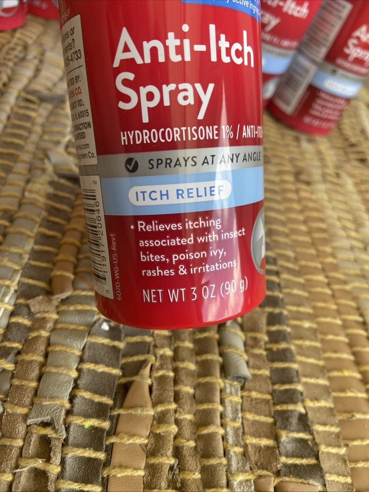 8 Cans Equate Maximum Strength Anti Itch Continuous Spray, 3.0 oz