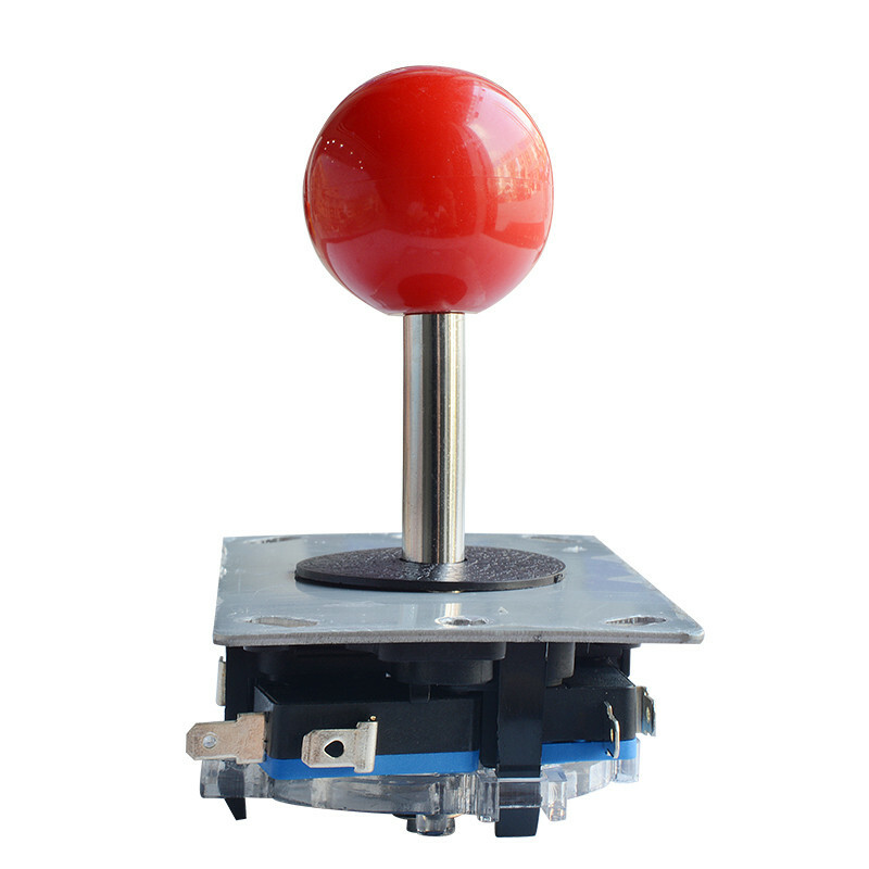 Handle Joystick Arcade Game Controller with Red Ball Handle Short Shaft
