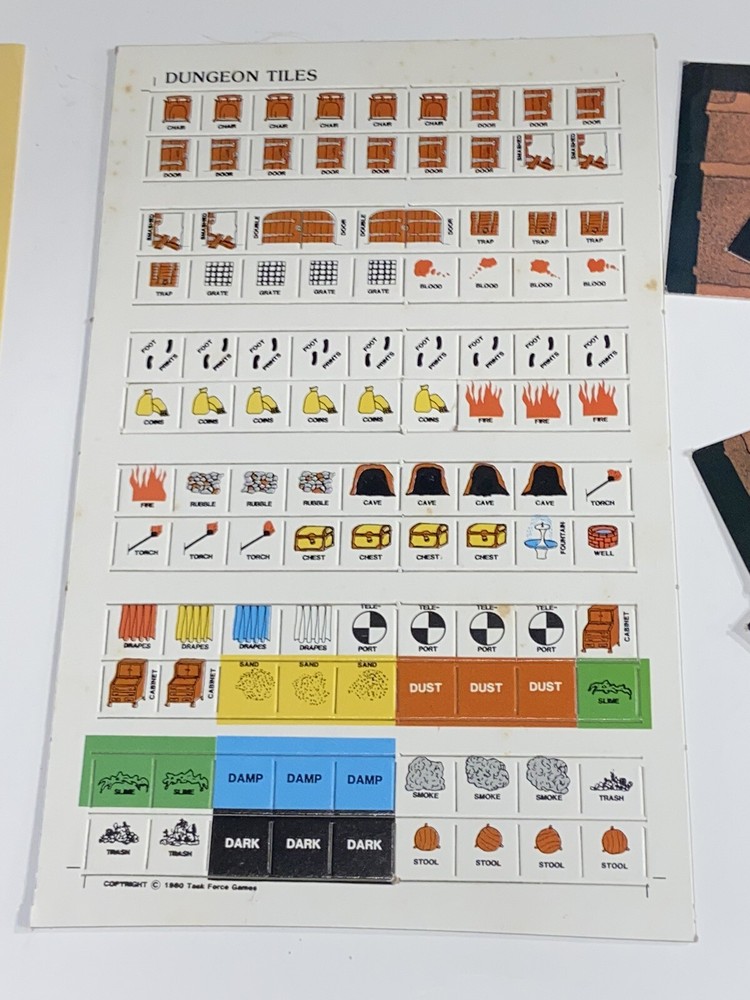 Dungeon Tiles: A Task Force Fantasy Gaming Aid