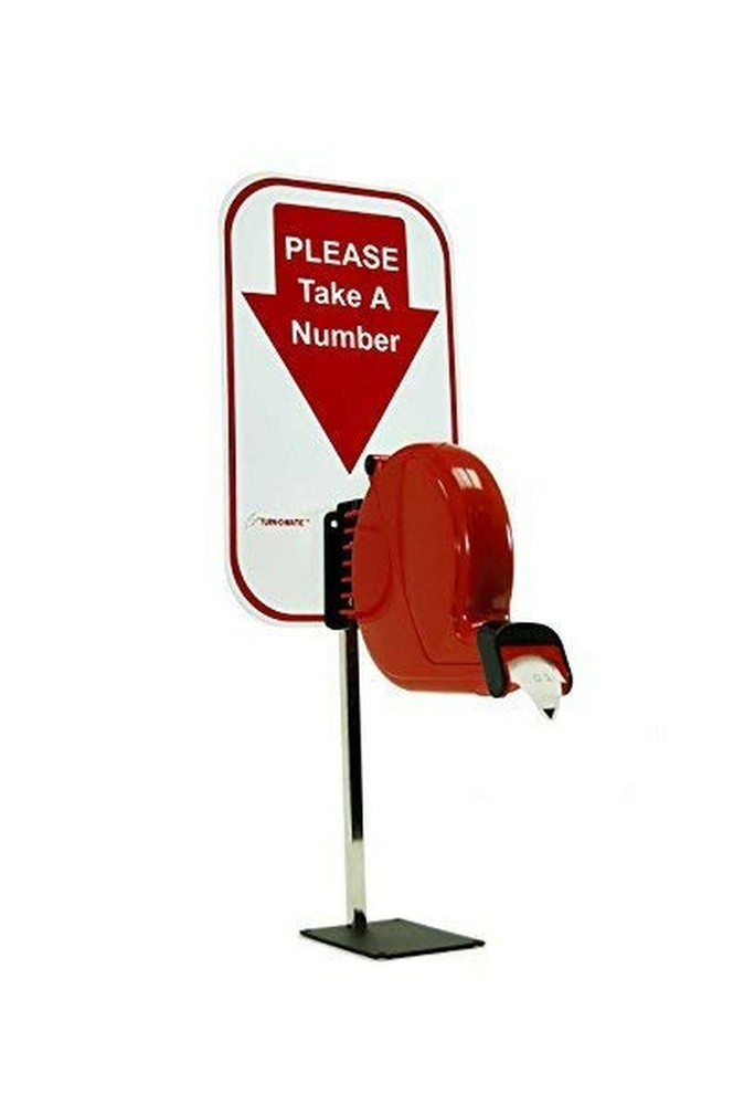 2-Digit Take A Number System with Free Ticket Roll