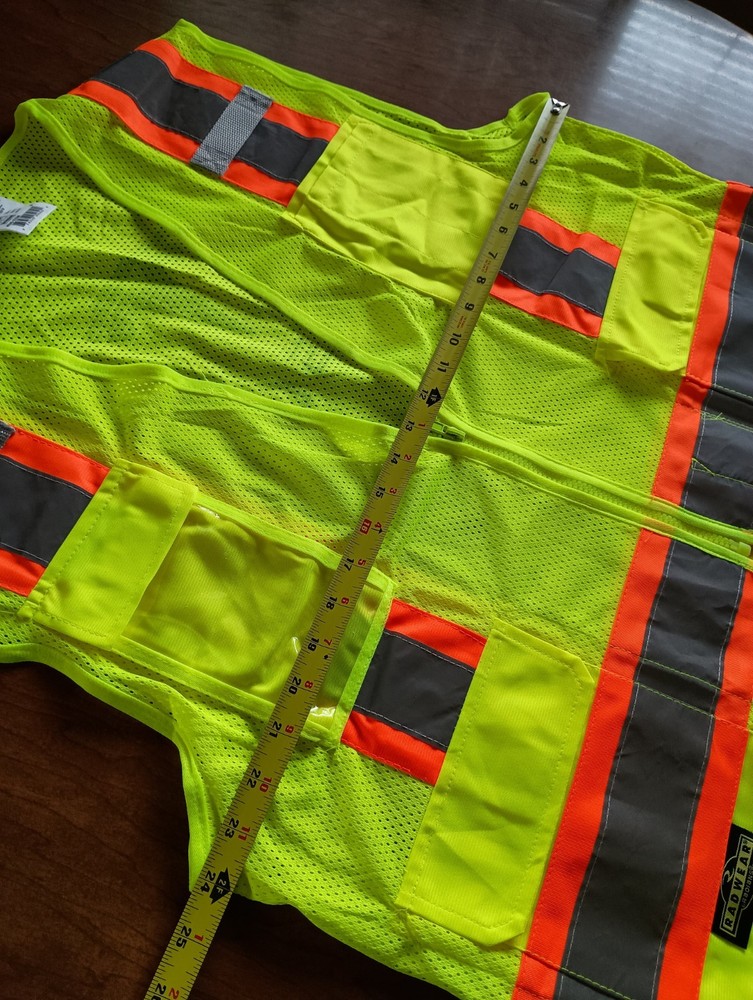 Radians SV6 Two-tone Class 2 Surveyor Polyester Mesh Vest Size Medium