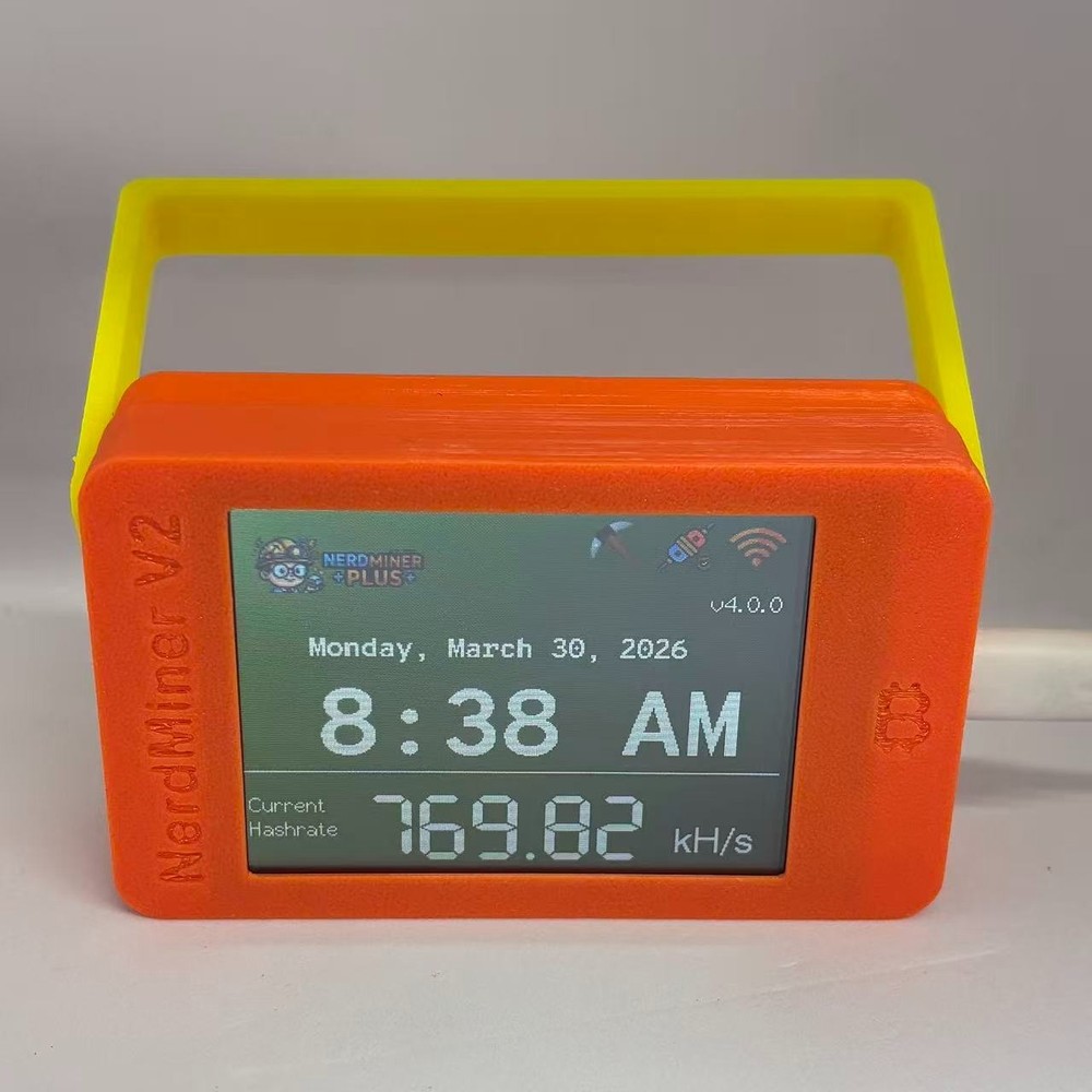 NerdMiner  Plus V4.0.0  +  Nerd Bitcoin Miner  700+ KH/s  2.8" touch display