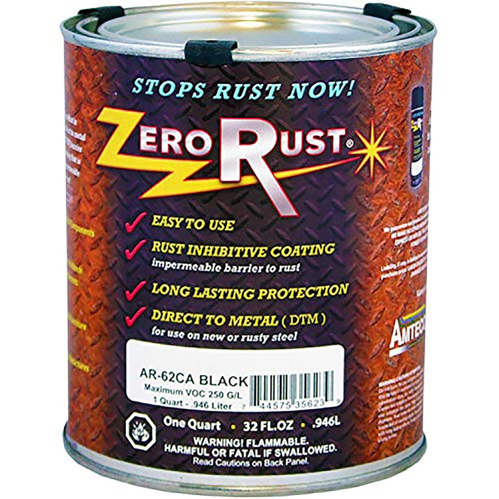 Zero Rust AR-62CA Black Rust Inhibitive Coating Quart