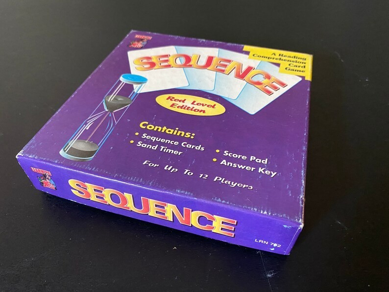 SEQUENCE Red Level Edition - A Reading Comprehension Card Game