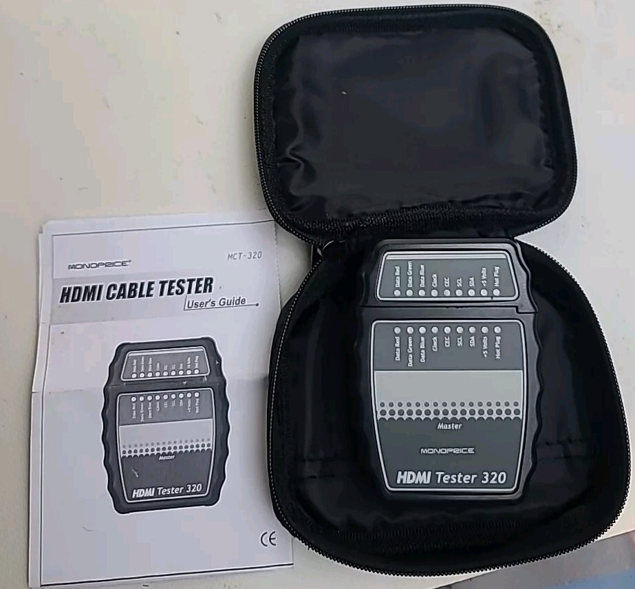 Monoprice Mct-320 Hdmi Cable Tester & Case