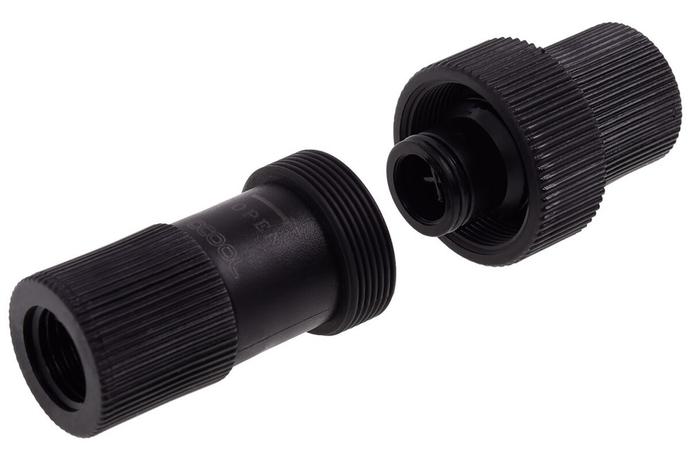 Alphacool G1/4" HF Quick Release Connector Kit, Black
