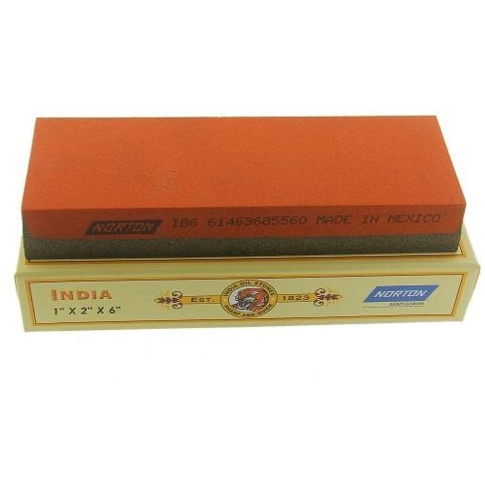 Norton Combination 6-inch India Bench Stone