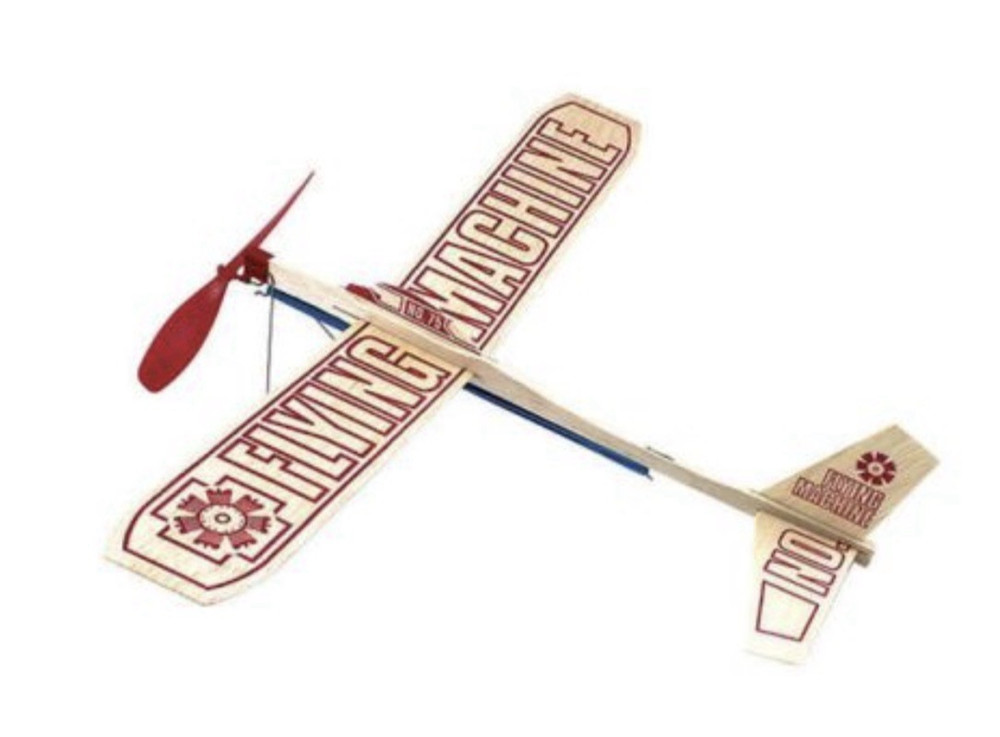 Guillow’s Propeller Powered Flying Machine. 17” Wingspan. New Sealed
