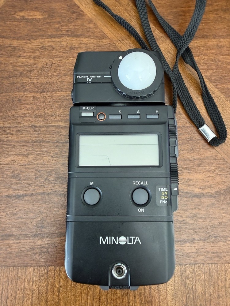 Minolta IV Camera Flash Meter with Case