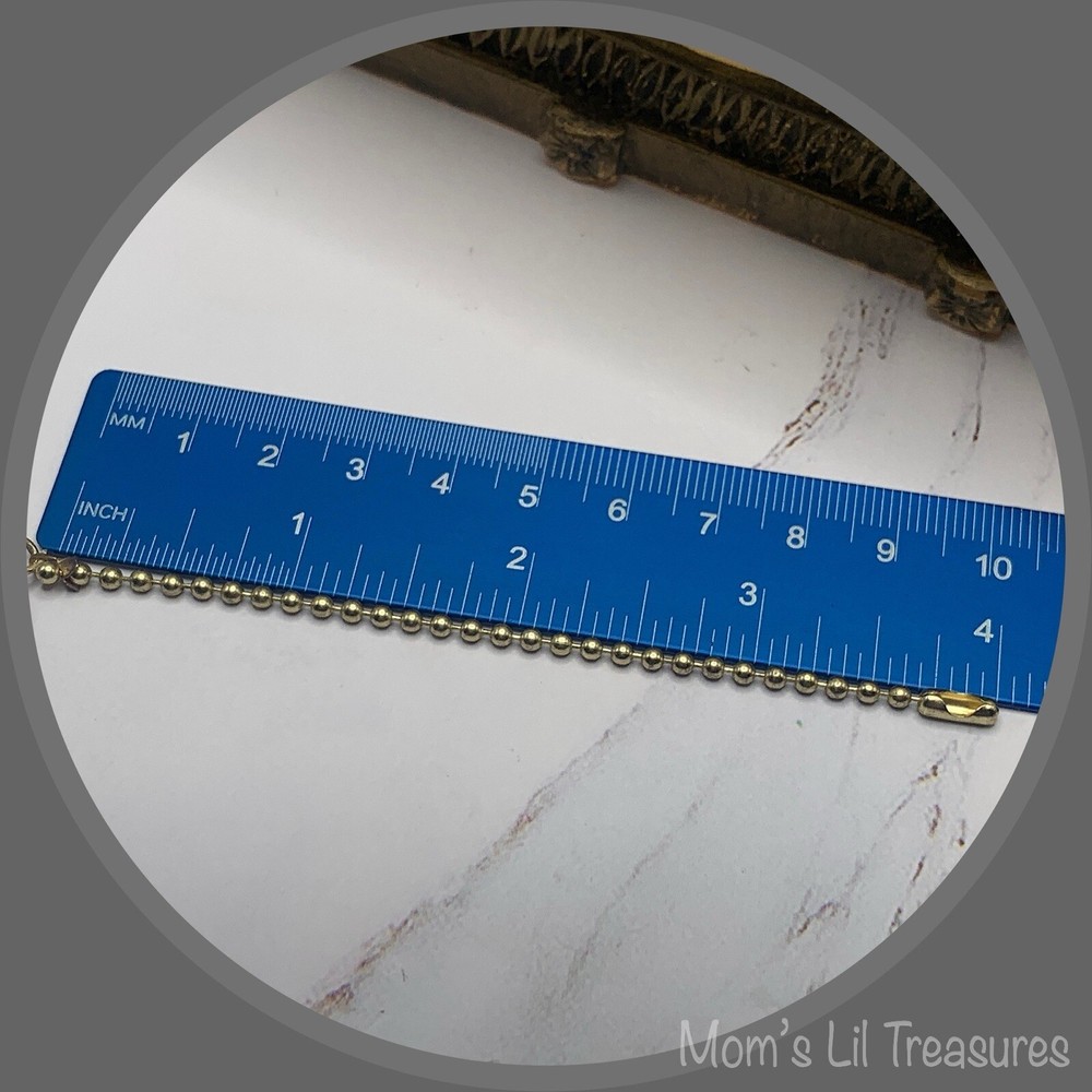 Decorative Orange Crystal Cloisonné Fan Pull • Light Chandelier Pull Chain