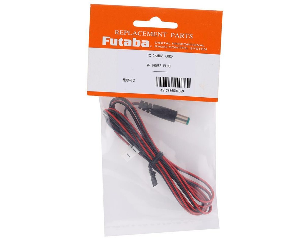 Futaba Transmitter Charger Cord (Blank End) [FUTNCC-13]