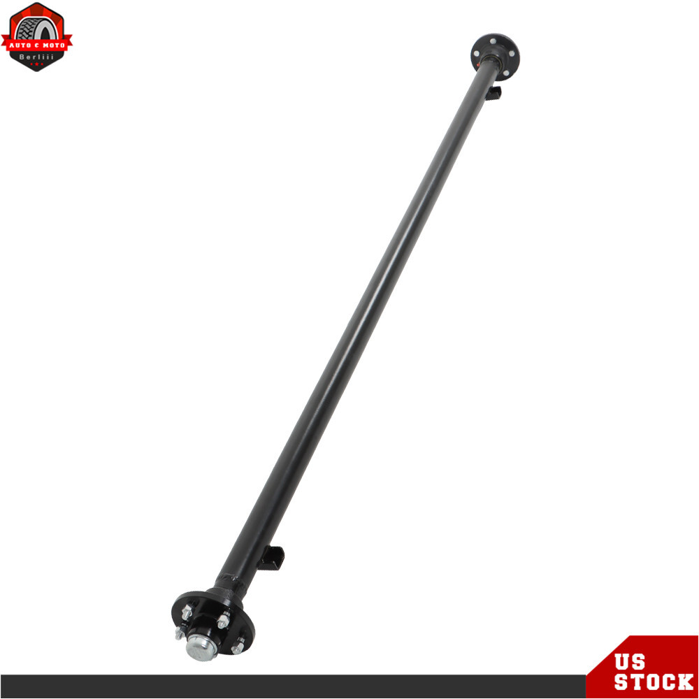 3500 lbs Axle Complete w/ U Bolt Kit 5 lug Boat Trailer, Cargo RV Camper Axel