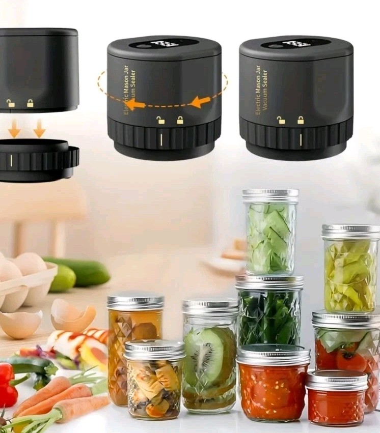Electric Mason Jar Vacuum Sealer M16