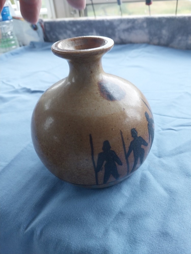 Handmade Stoneware Studio Pottery Vase