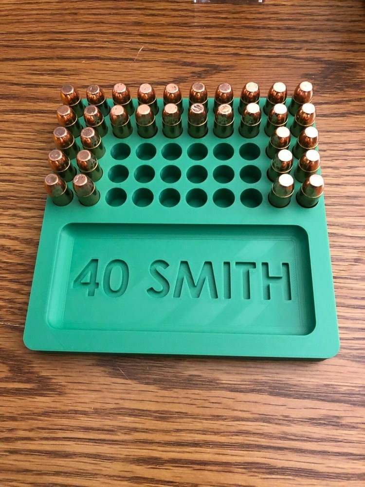 3D Printed .40mm Reloading Tray 50 spots S&W