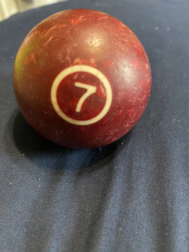 Vintage Pool Ball Number 7