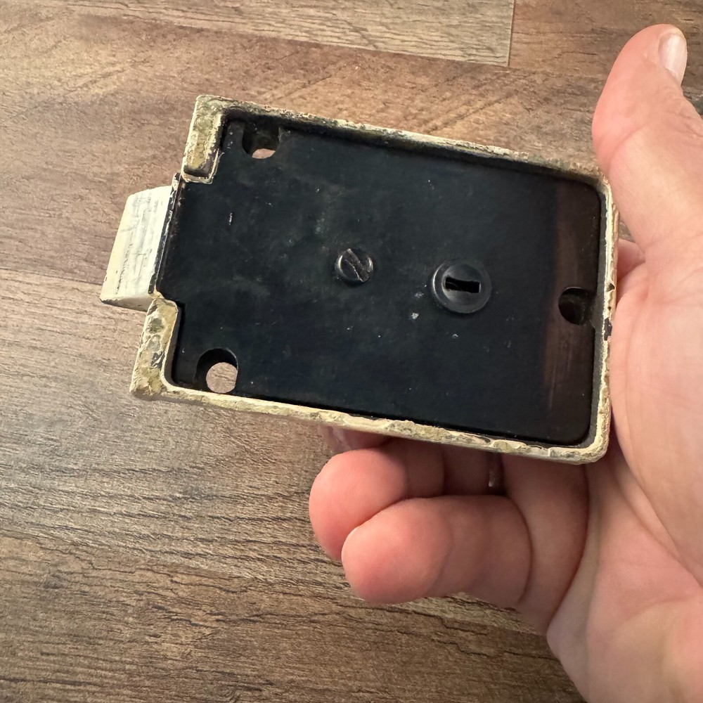 Vintage Eagle Deadbolt Lock GREAT ACTION No Key