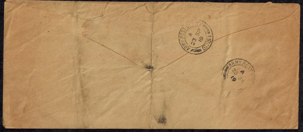 Malta 1919 OHMS Cover w/ VERY RARE COUNTERSIGNED AUTHORIZATION Lower Left Front