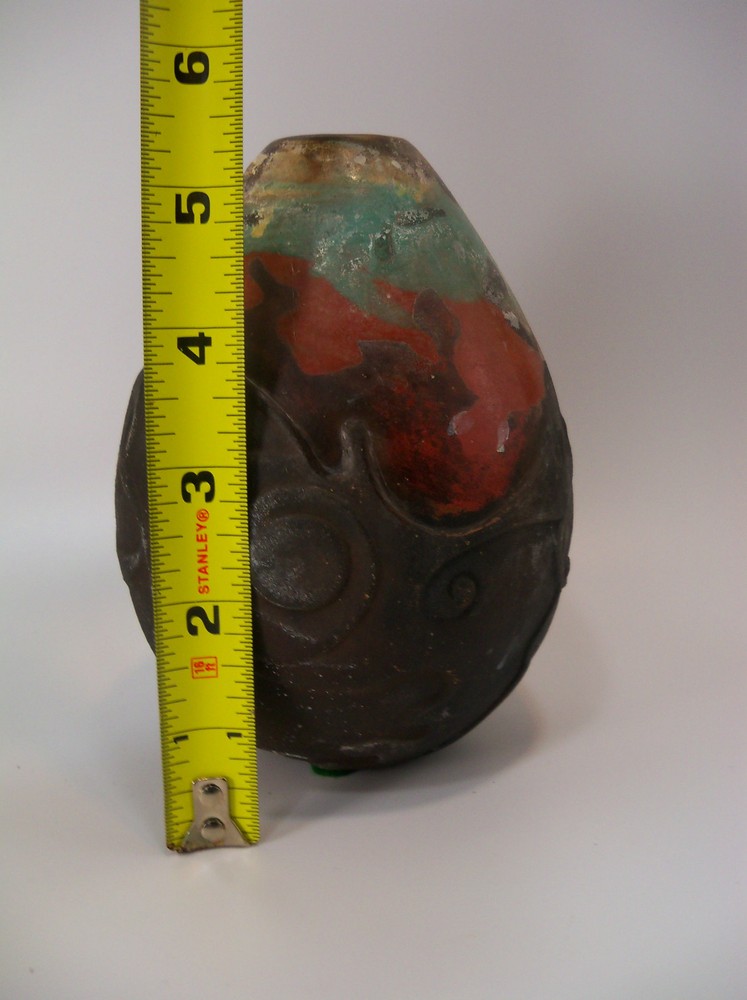 Handmade Peru Peruvian Clay Pottery Vase by Maneno