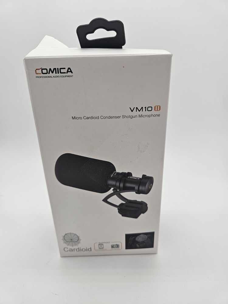 Camera Microphone,Comica CVM-VM10II Professional Video Microphone w/ Shock Mount