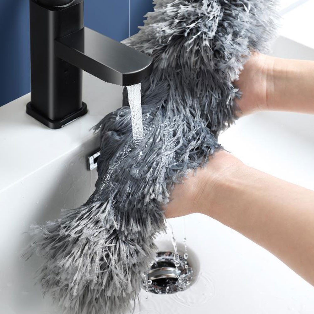 Extendable handle Feather Duster 250cm Long Telescopic Static Duster Brush TL