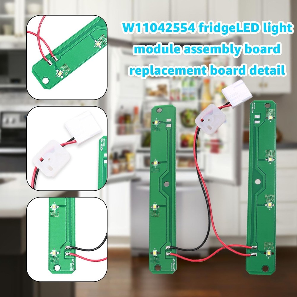 Refrigerator LED Light Module W11042554 Replacement for Whirlpool Amana Maytag