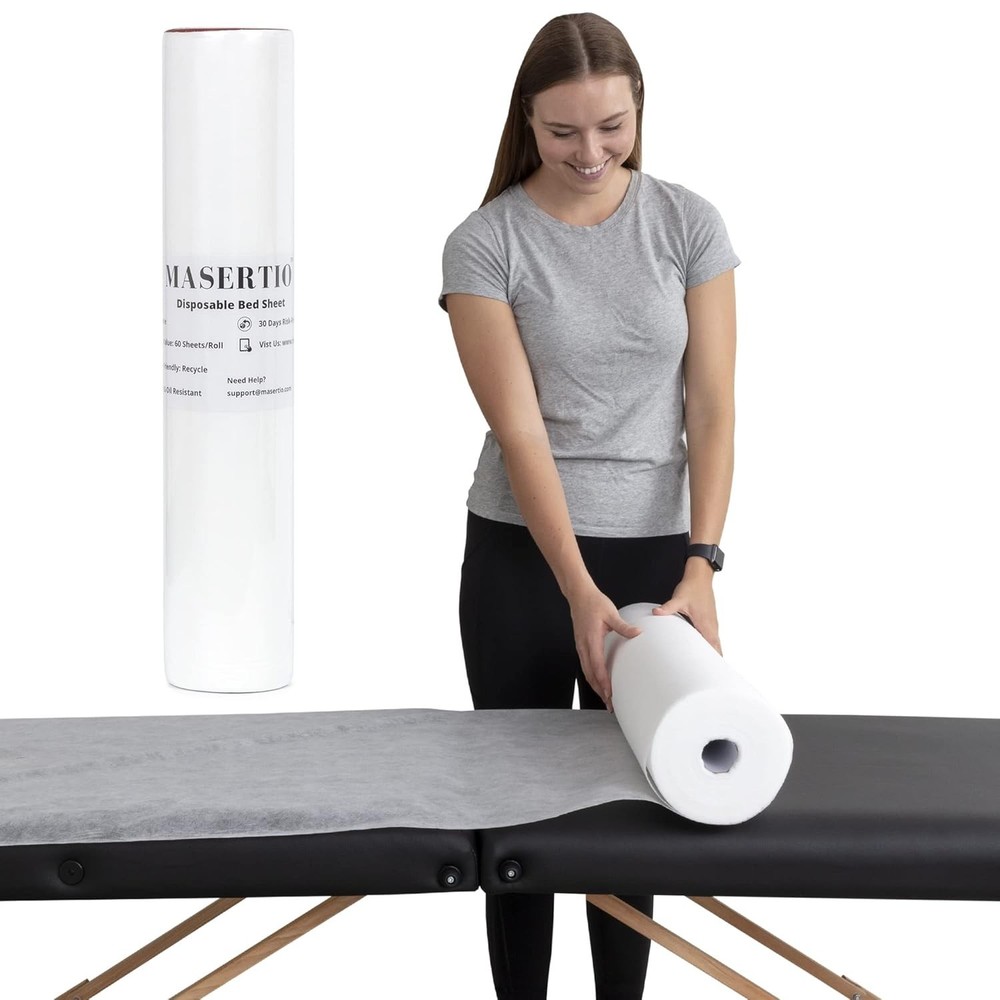 Moisture-Resistant Disposable Massage Cover - 60 Sheets, Easy Clean-Up Solution