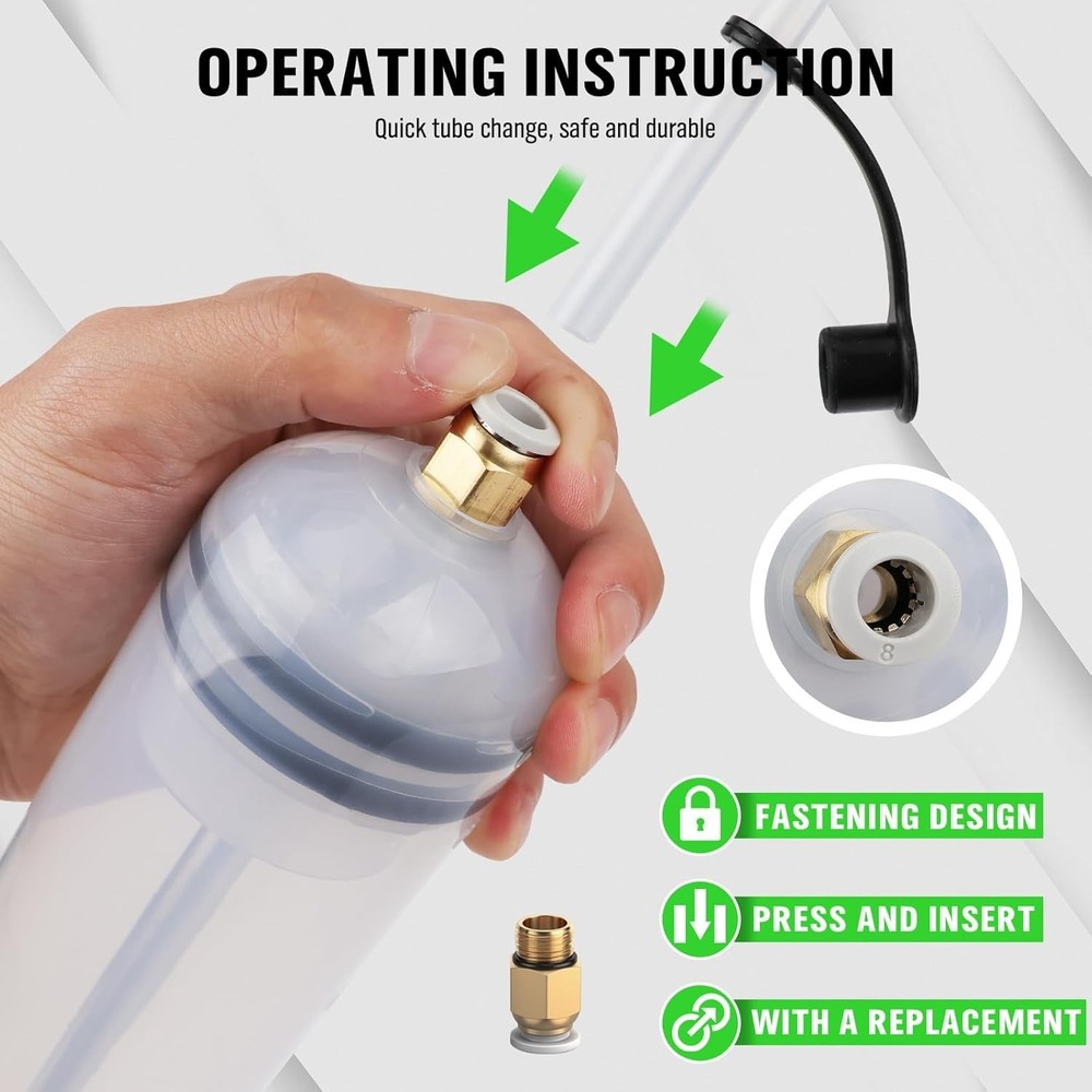 Powerful Automotive Fluid Pump Extractor with Leak-Proof Design & Extensions