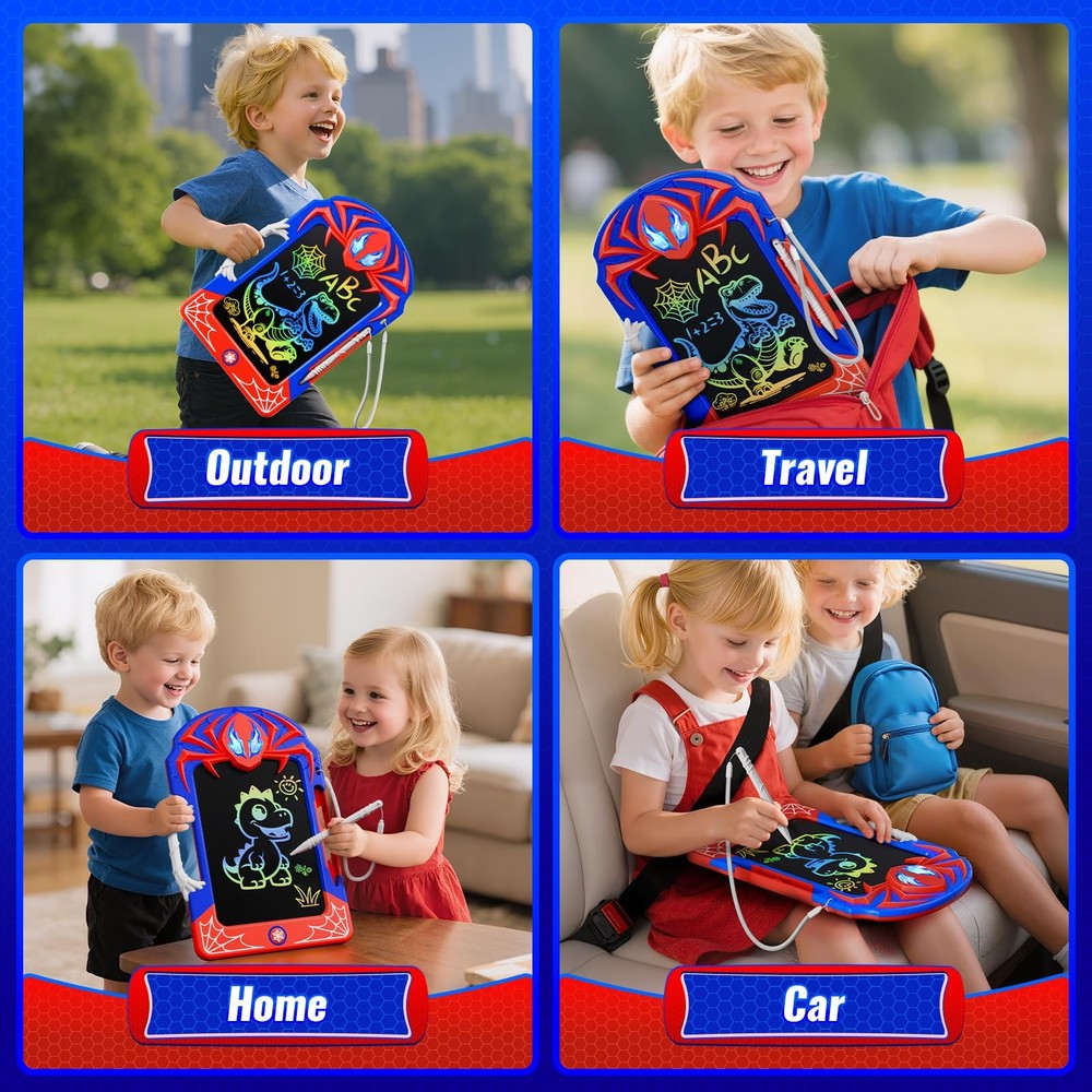 Cool LCD Writing Tablet with Web Stylus & Web Grip–Fun Doodle Board for Kids,...