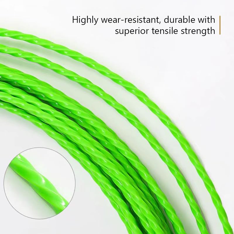 Fish Tape Wire Puller Through Wall Threader plus 32ft 4mm, Green