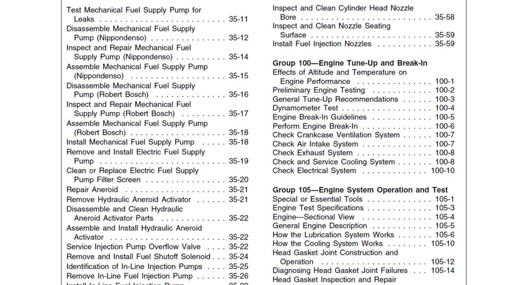 John Deere Series 400 6076 Diesel Engines Component Technical Manual CTM42 PDF