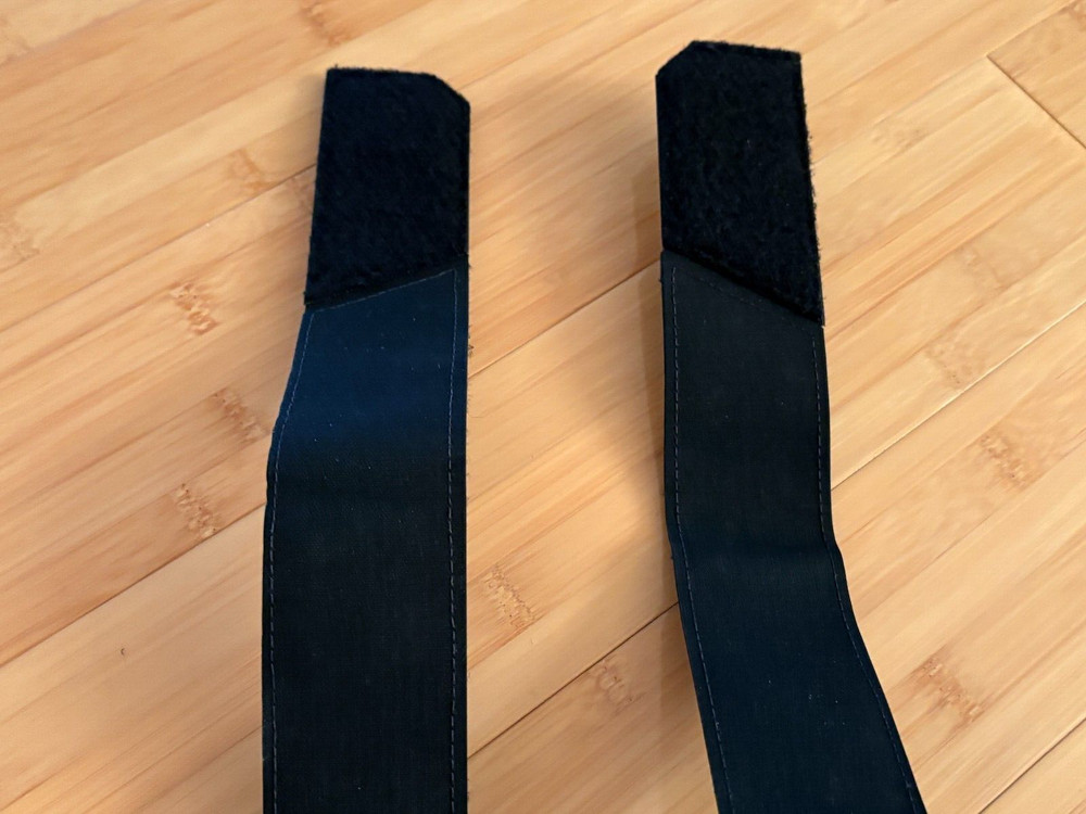 PROTECH Tactical Shoulder Strap Pair Black Laser Cut Molle Webbing 296X2 Inch