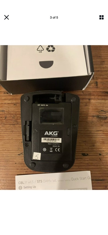 AKG CBL31 WLS Boundary Microphone