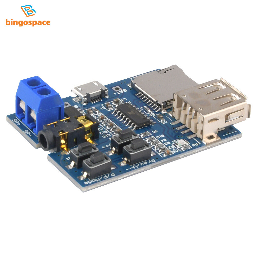 TF Card U Disk MP3 Format Decoder Board Aamplifier Decoding Audio Player Module