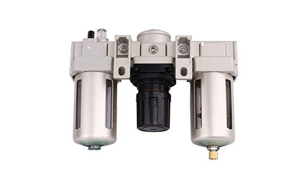 SNS 1/2" NPT Compressed Air Filter Regulator Lubricator Three Unit Combo FRL ...